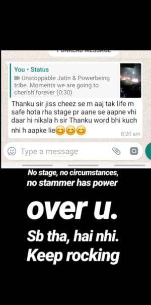 PowerBeing testimonial